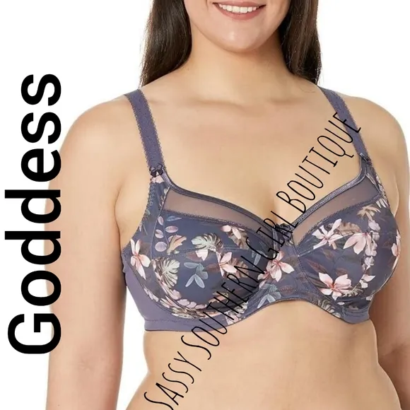 ⭐🆕 Goddess blue tropical bra 38L