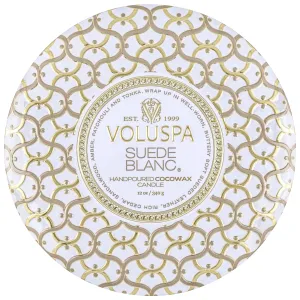 3 Wick Tin (Suede Blanc)