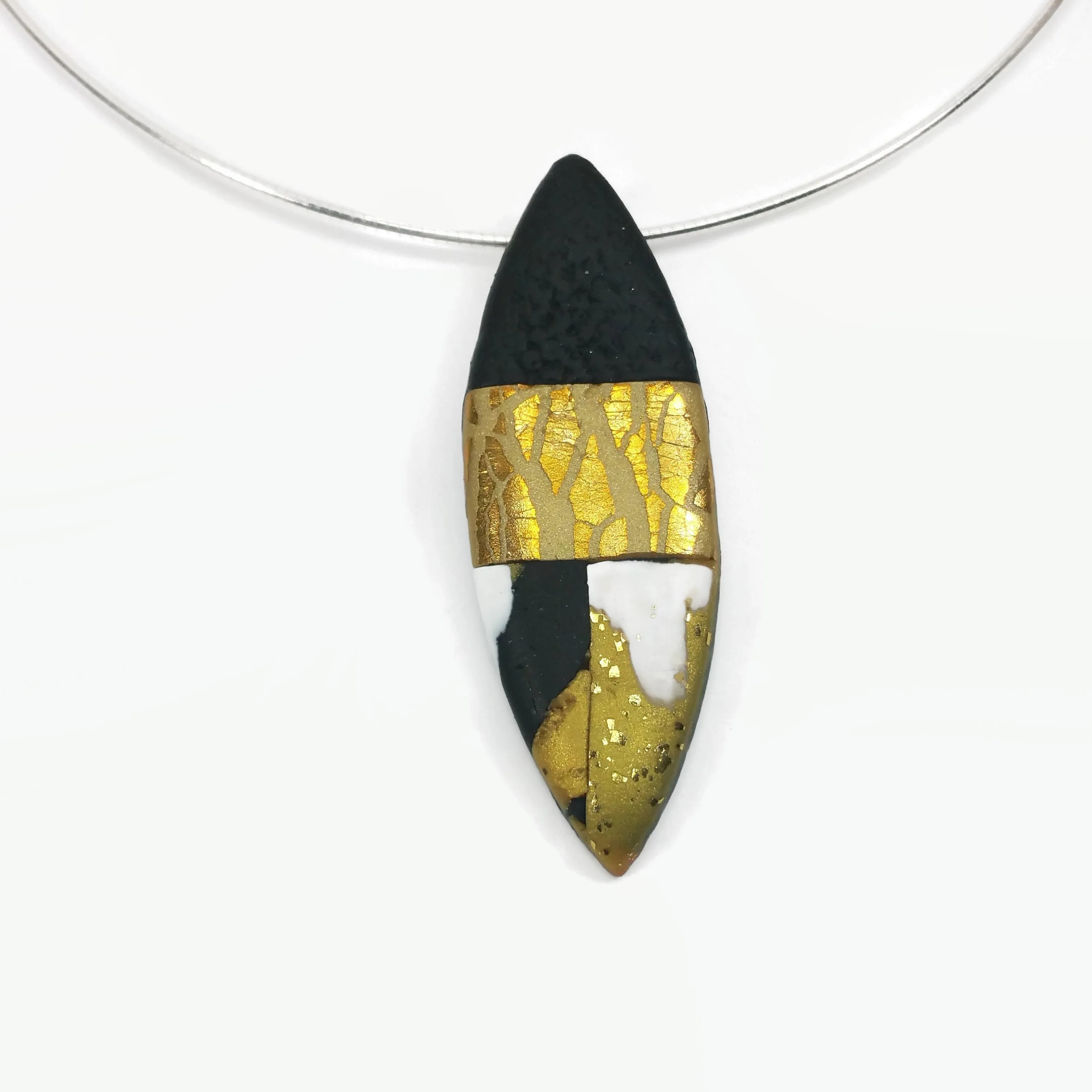 3/4" x 2-1/4" Sharp Dagger Pendant - A Day in Paris