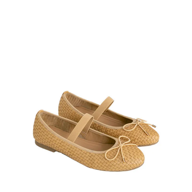719-1-AP1 Ballerina Flats - Apricot