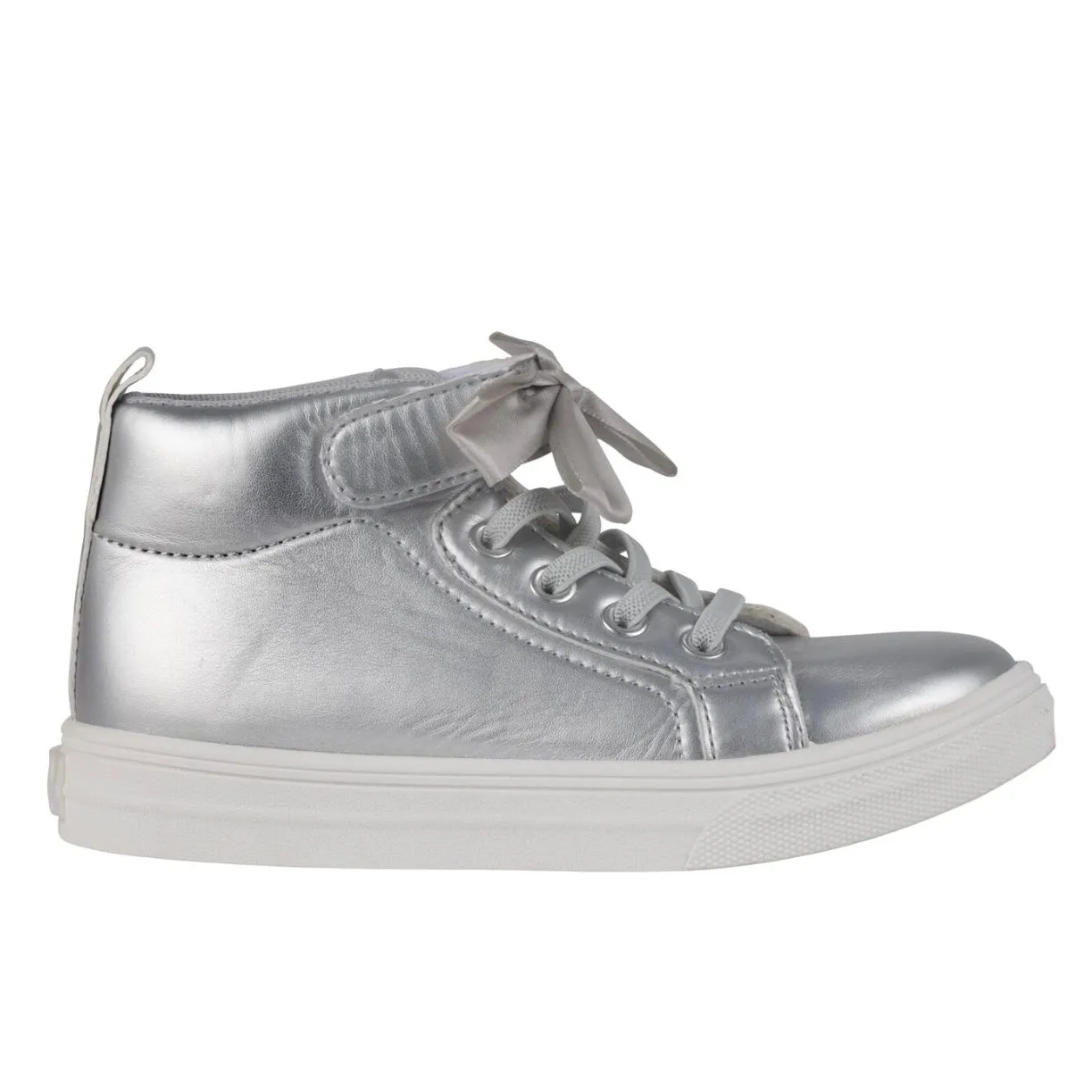 ADee BOWTIQUE Silver Bow High Top W245103