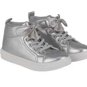 ADee BOWTIQUE Silver Bow High Top W245103