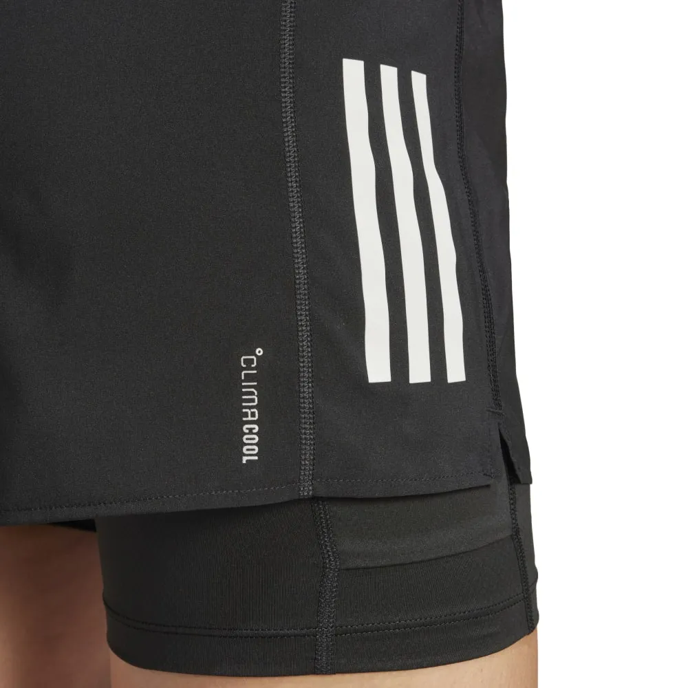 Adidas Womens Own The Run Climacool 2-in-1 Shorts