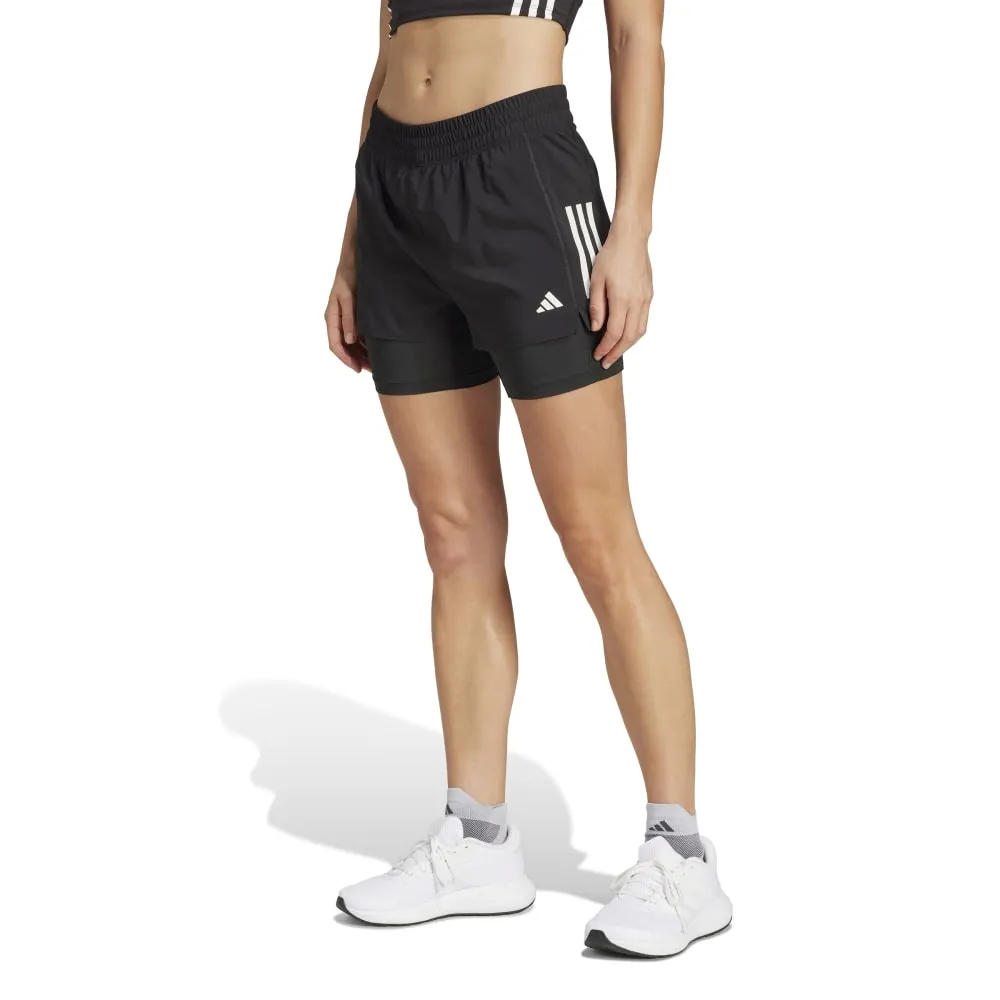 Adidas Womens Own The Run Climacool 2-in-1 Shorts
