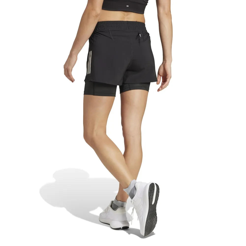 Adidas Womens Own The Run Climacool 2-in-1 Shorts