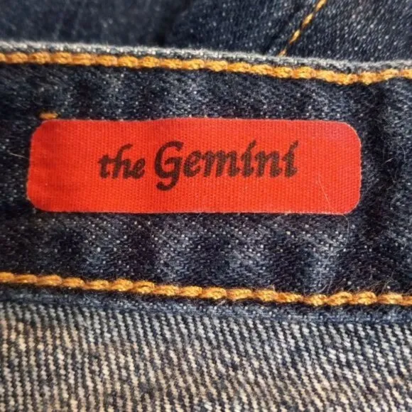 AG Adriano Goldschmied Size 30 The Gemini Womens Denim Jeans Straight Leg Denim