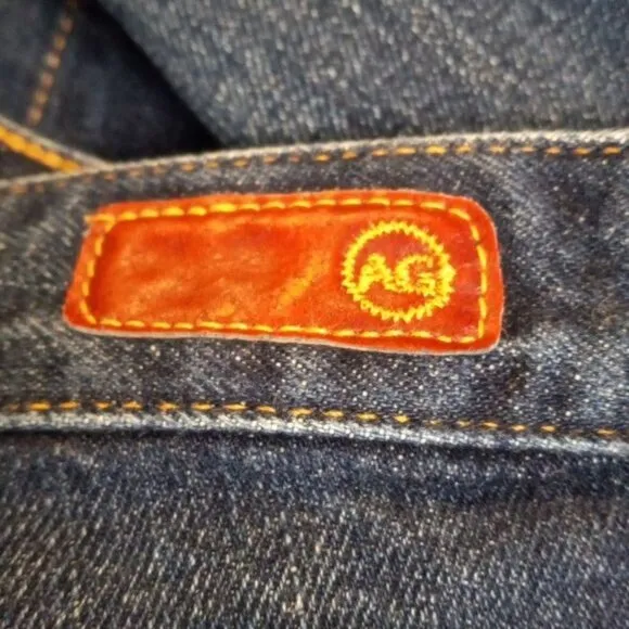 AG Adriano Goldschmied Size 30 The Gemini Womens Denim Jeans Straight Leg Denim