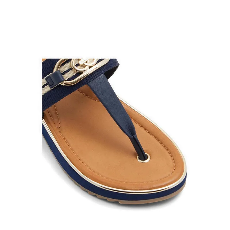 ALDO Nesien Women T-strap Sandal - Dark Blue