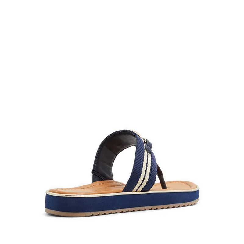 ALDO Nesien Women T-strap Sandal - Dark Blue