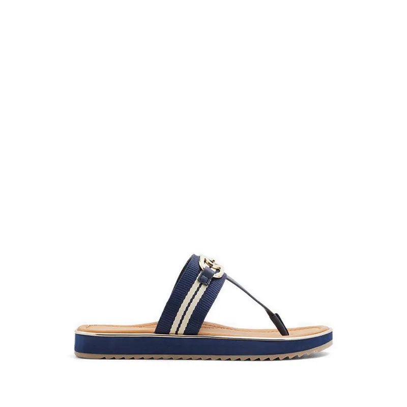ALDO Nesien Women T-strap Sandal - Dark Blue