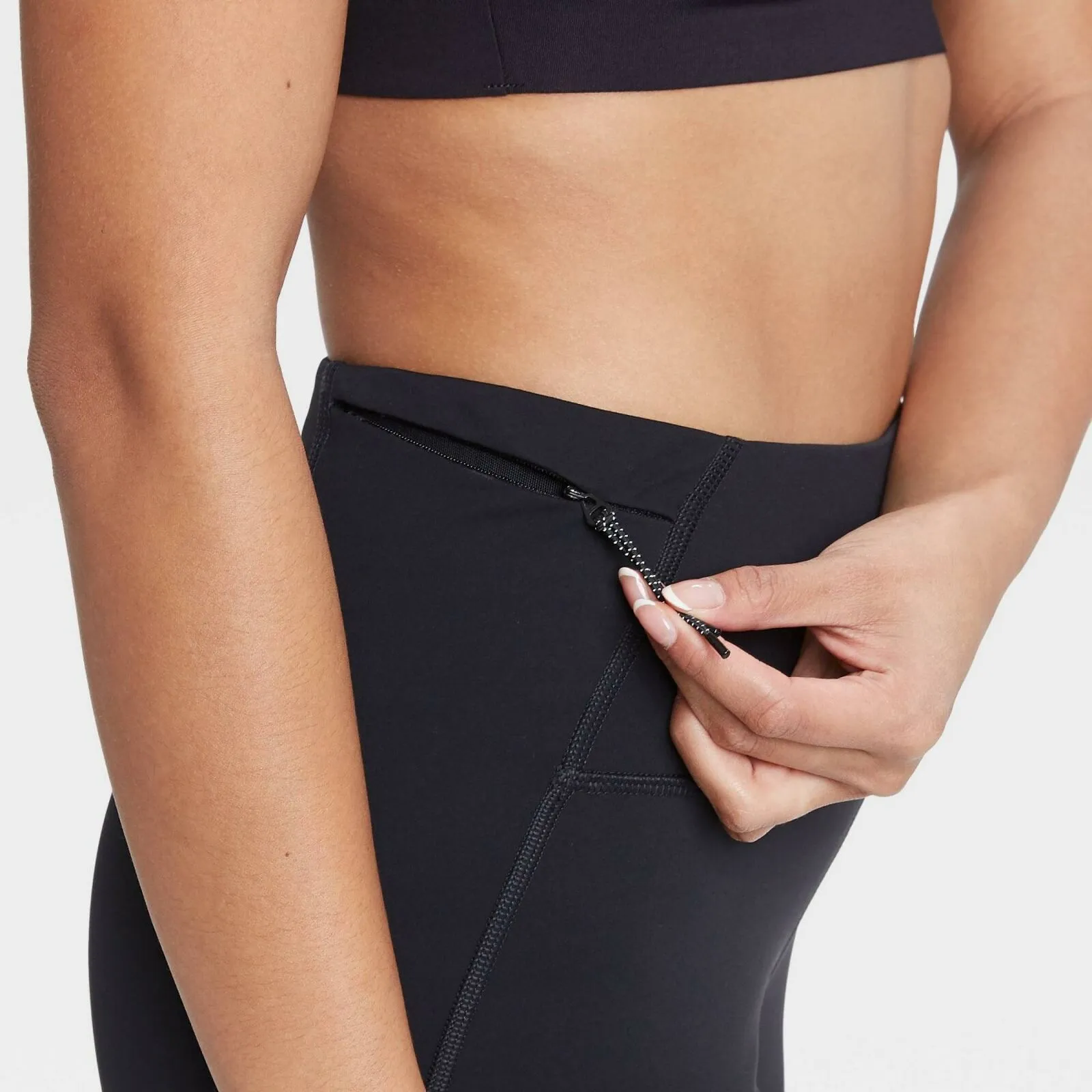 All In Motion Women's Sleek High-Rise Running Capri Leggings