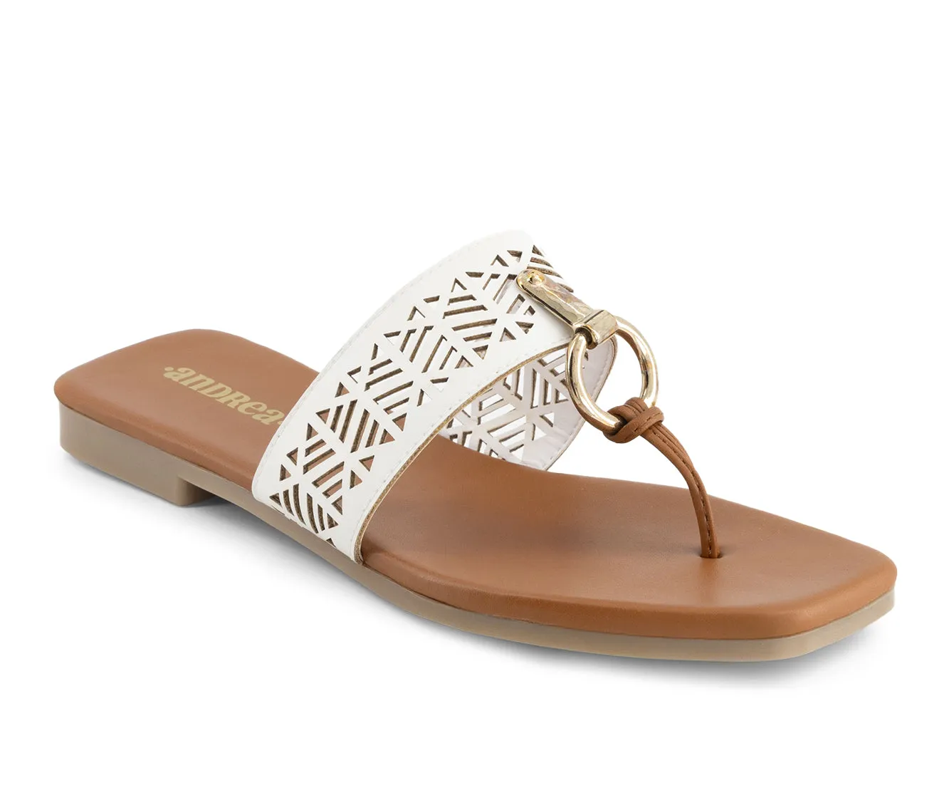 Andrea Women's Casual Fashion Flip Flops 69998