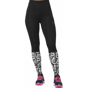 Asics High Waist Womens Long Running Tights - Black