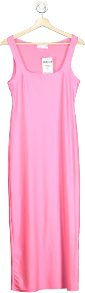 ASOS Design Pink Maxi Dress UK 10