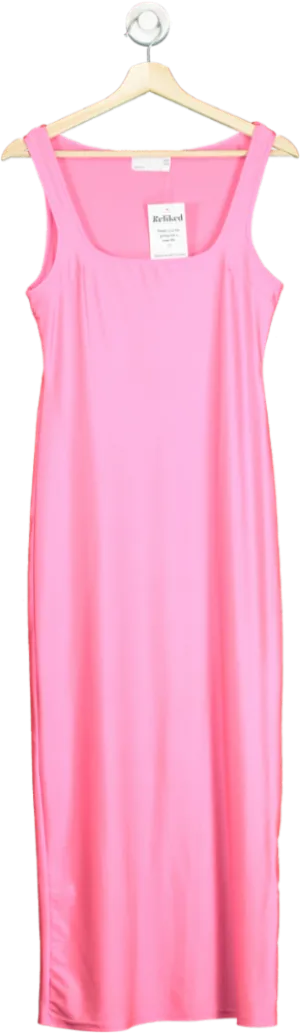 ASOS Design Pink Maxi Dress UK 10