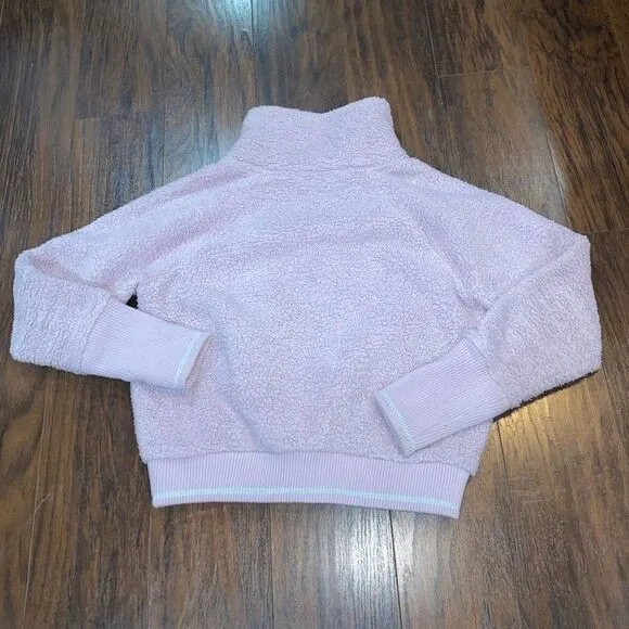 Athleta Tugga Sherpa Jacket light purple