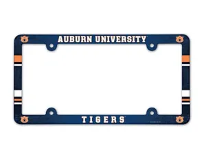 Auburn Tigers License Plate Frame - Full Color