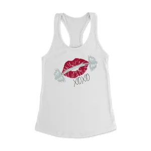 Barbell Kisses Racerback Tank Top