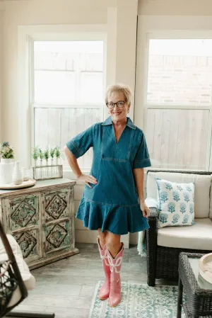 Be Steady Denim Dress