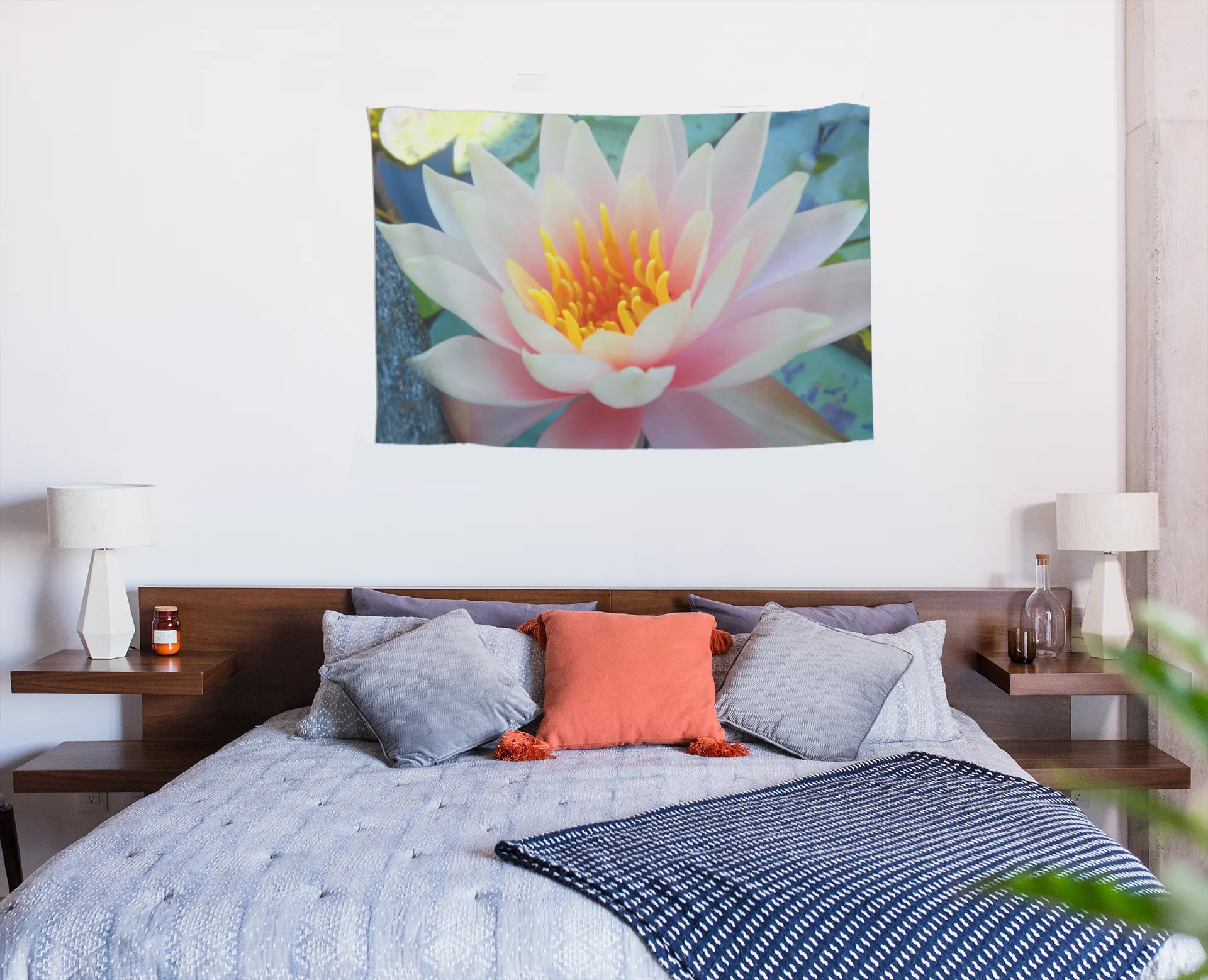 Beautiful Tapestry Water Lily - Brooklyn Botanic Gardens, New York City