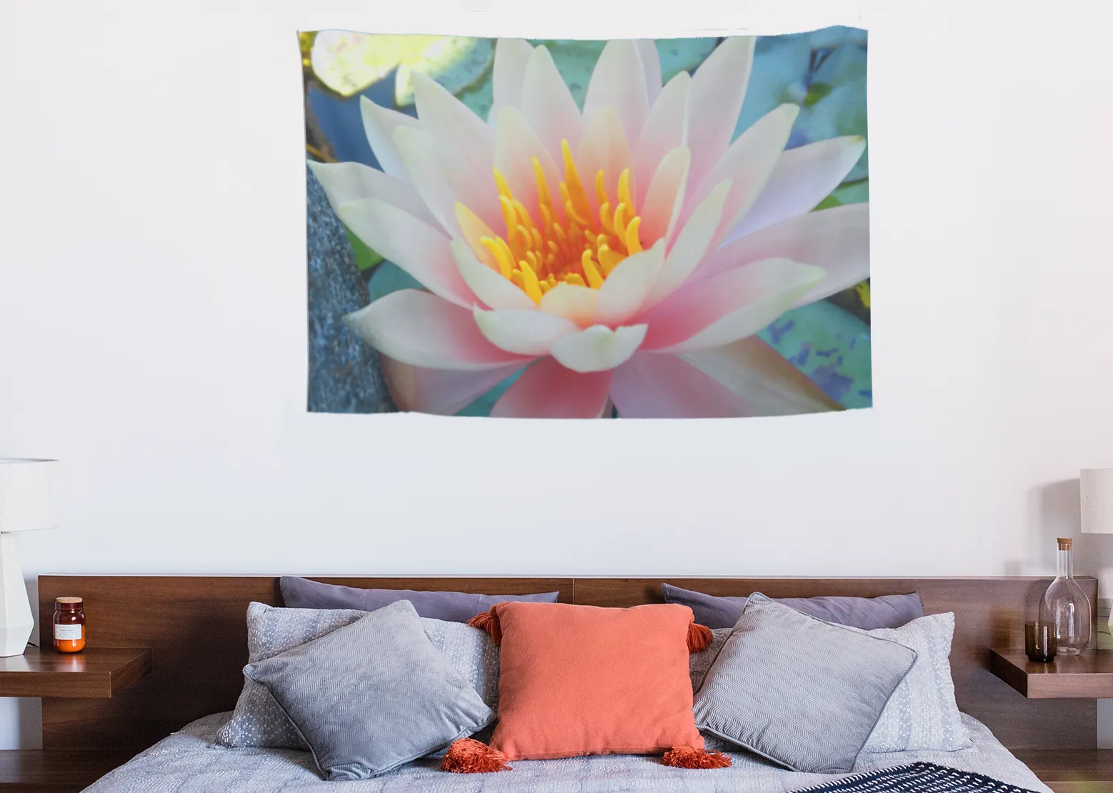 Beautiful Tapestry Water Lily - Brooklyn Botanic Gardens, New York City