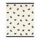 Bella Sleep Throw Blanket in Black Bow