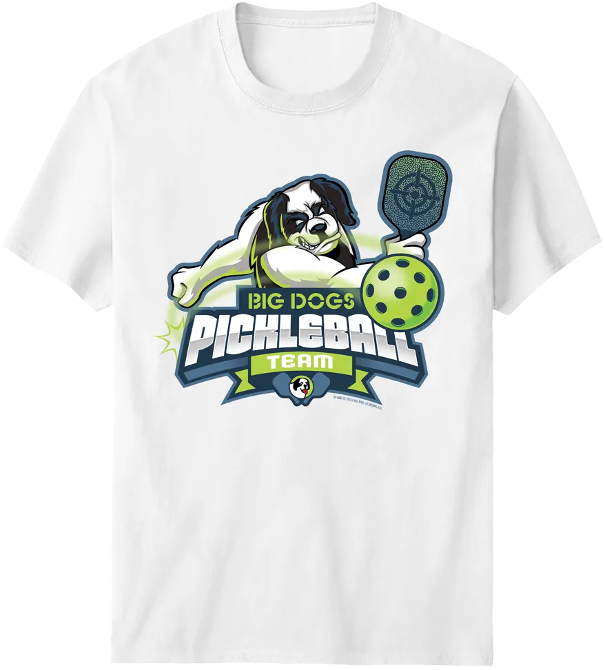 Big Dogs Pickleball Team T-Shirt