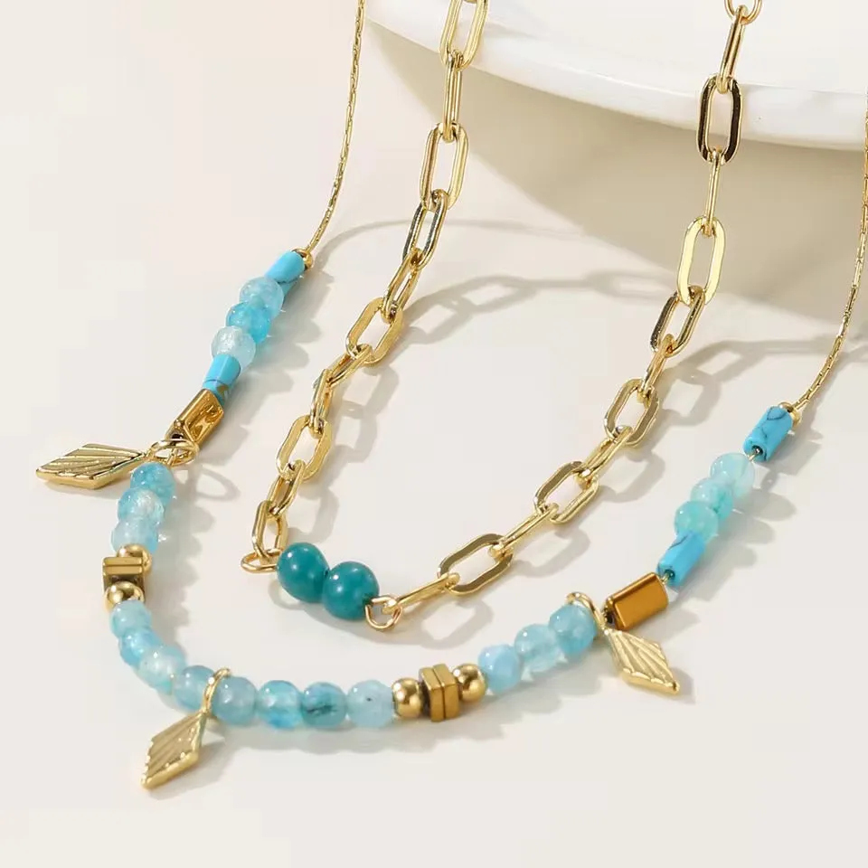 Boho Azure Necklace