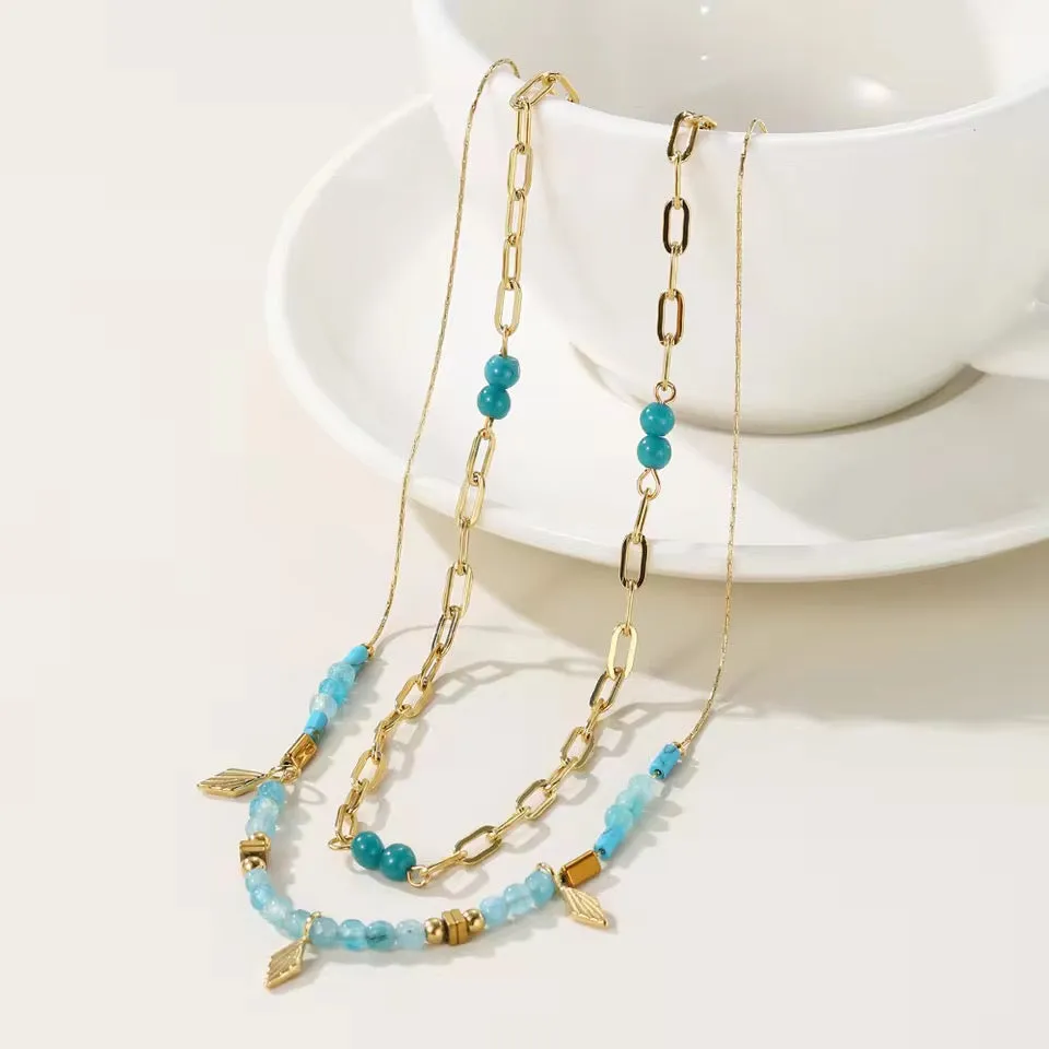 Boho Azure Necklace