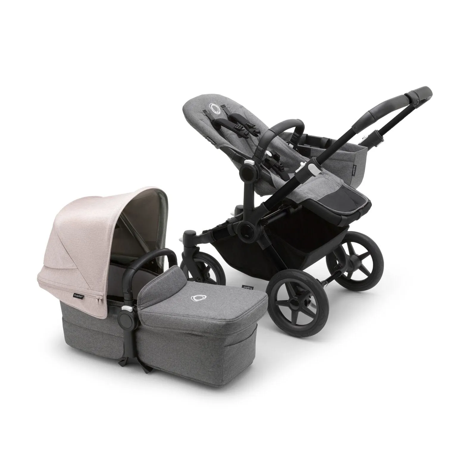 Bugaboo Donkey 5 Mono - Black/Grey Melange/Misty White