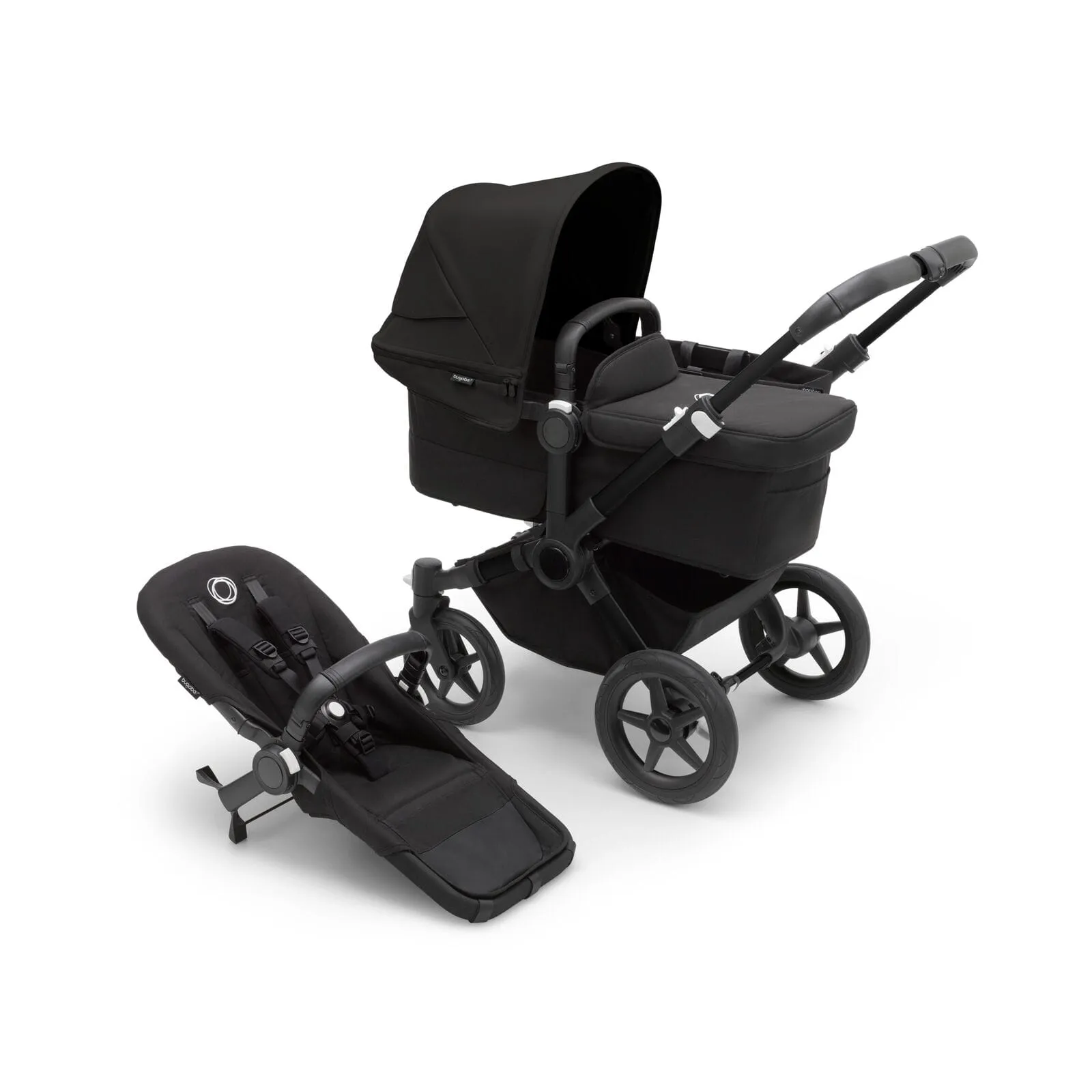 Bugaboo Donkey 5 Mono - Black/Midnight Black/Midnight Black