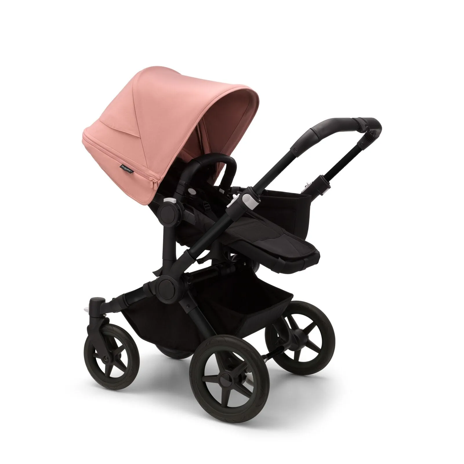 Bugaboo Donkey 5 Mono - Black/Midnight Black/Morning Pink