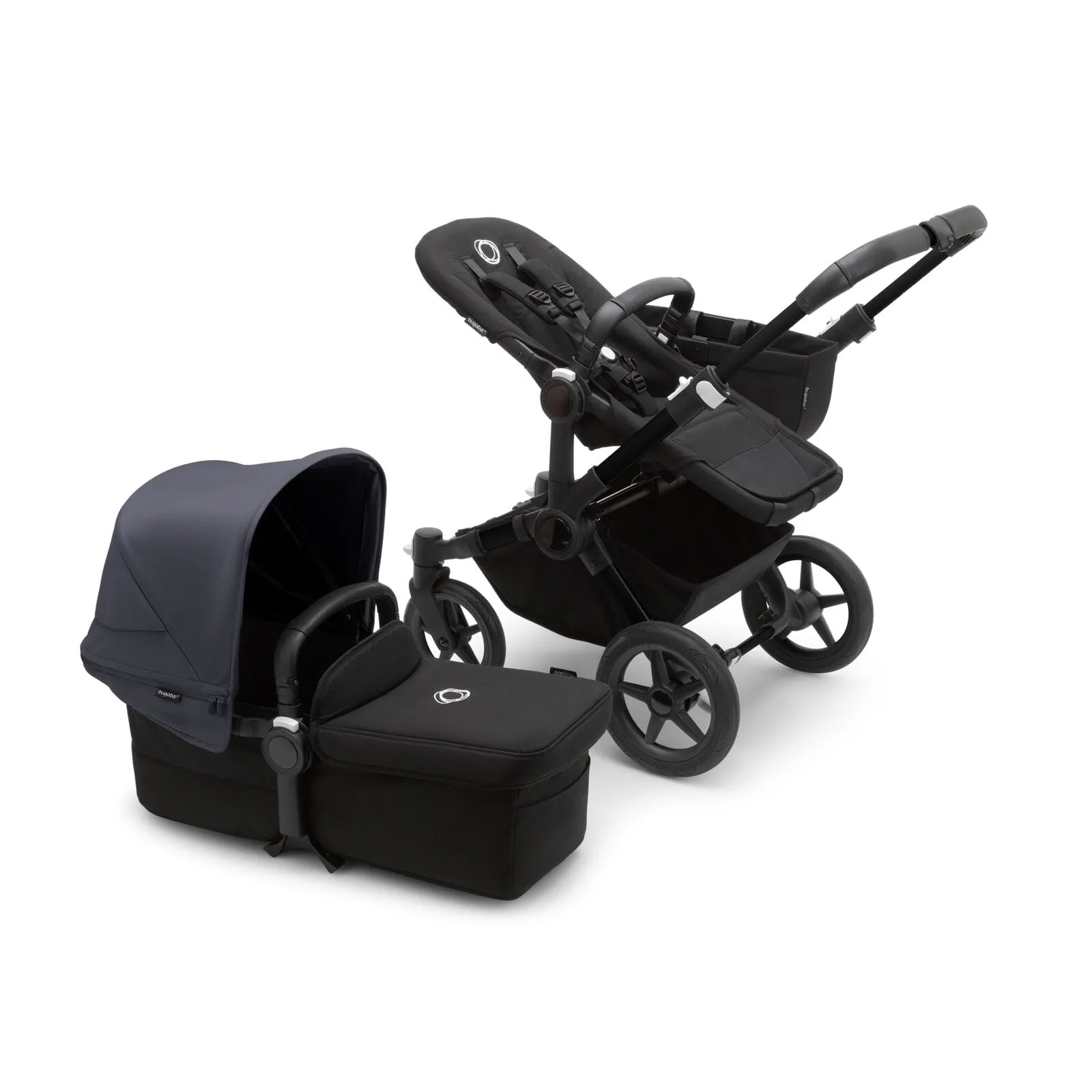 Bugaboo Donkey 5 Mono - Black/Midnight Black/Stormy Blue
