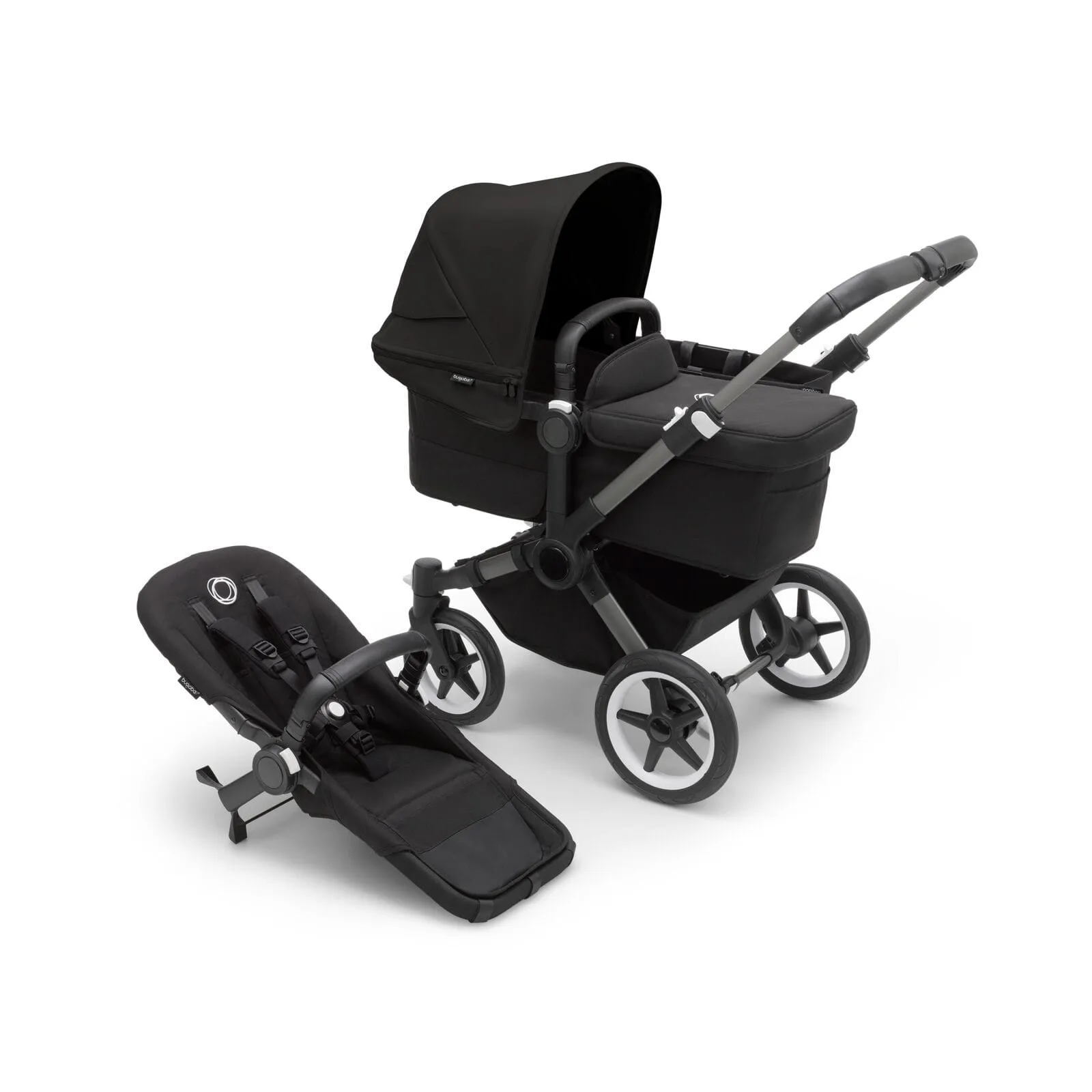 Bugaboo Donkey 5 Mono - Graphite/Midnight Black/Midnight Black