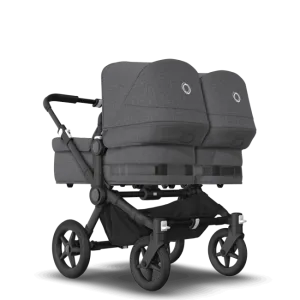 Bugaboo Donkey 5 Twin - Black / Grey Melange