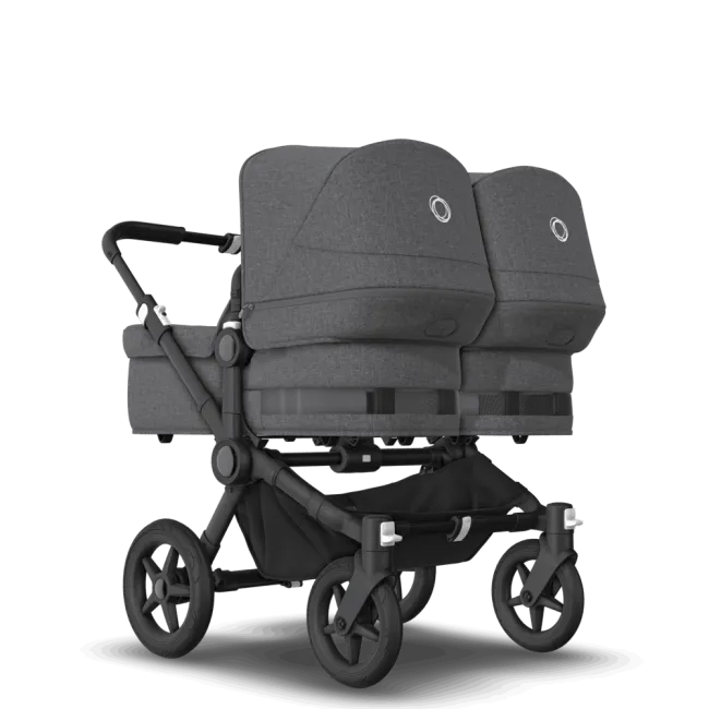 Bugaboo Donkey 5 Twin - Black / Grey Melange
