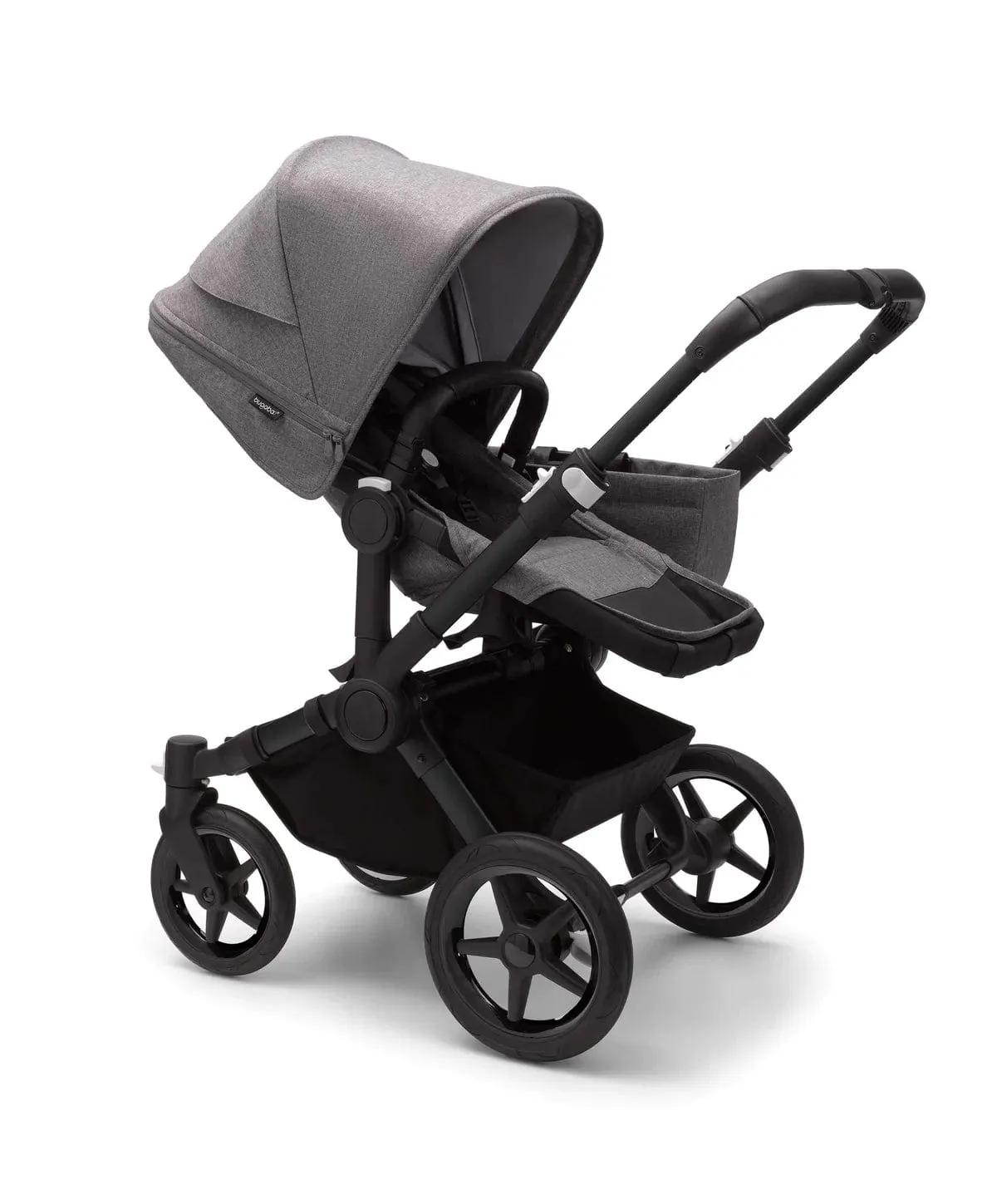 Bugaboo Donkey 5 Twin - Black / Grey Melange