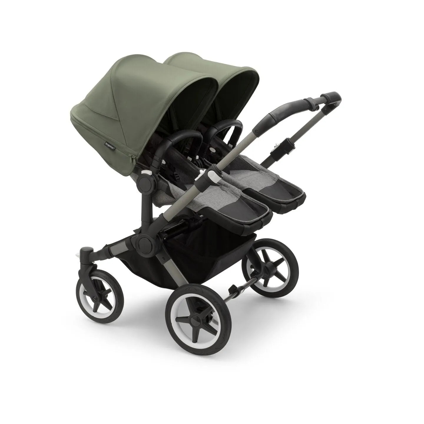 Bugaboo Donkey 5 Twin - Graphite/Grey Melange/Forest Green
