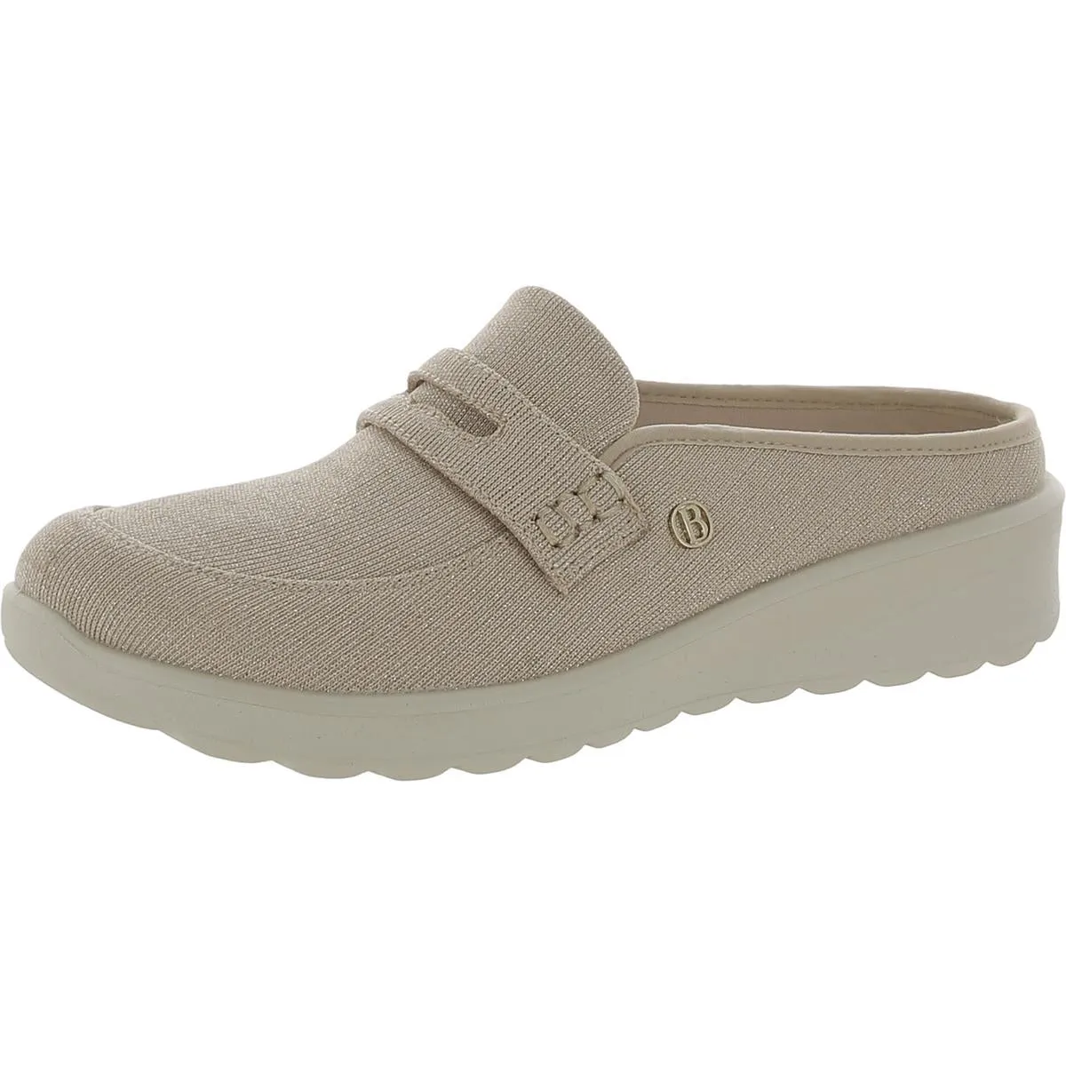 Bzees Womens Georgia Padded Insole Slip On Loafers