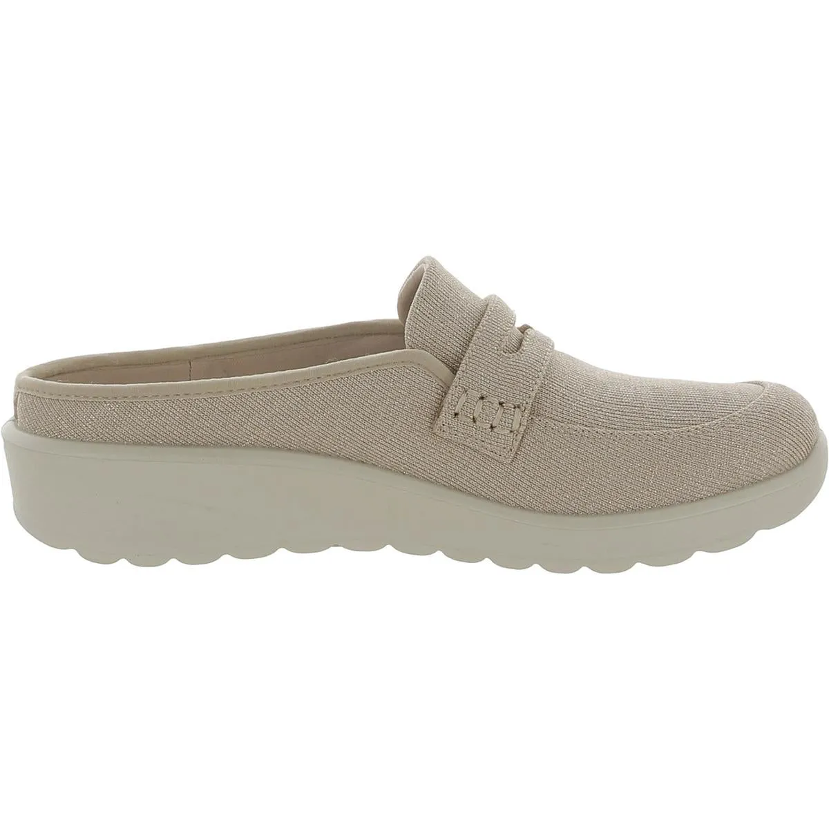 Bzees Womens Georgia Padded Insole Slip On Loafers