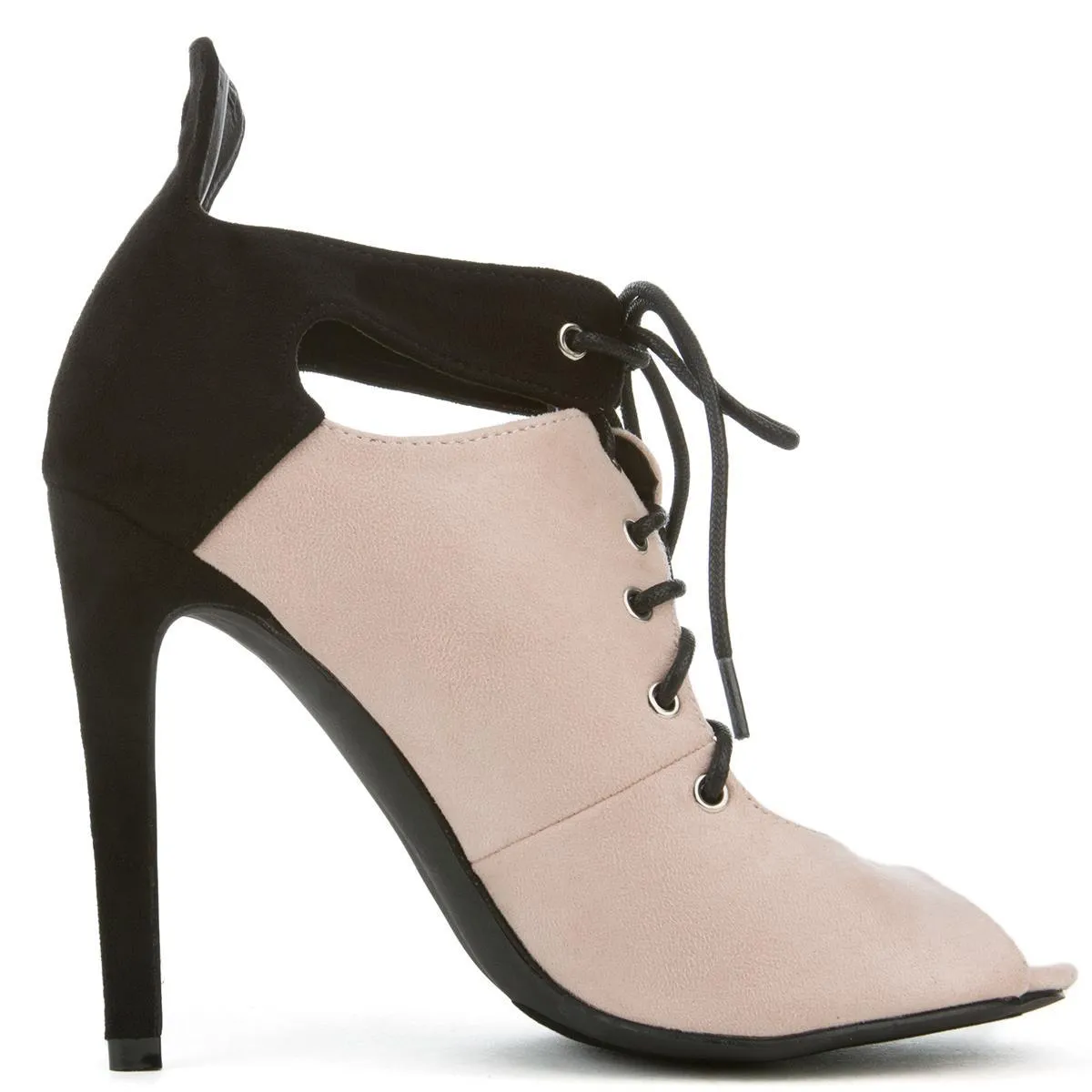 Cape Robbin Blaire-2 Black Heeled Booties BLACK