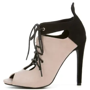 Cape Robbin Blaire-2 Black Heeled Booties BLACK