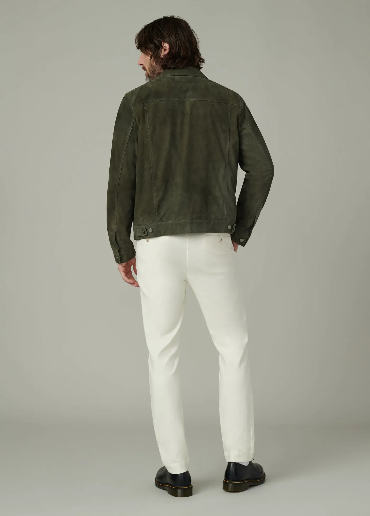 CASH SUEDE TRUCKER JACKET
