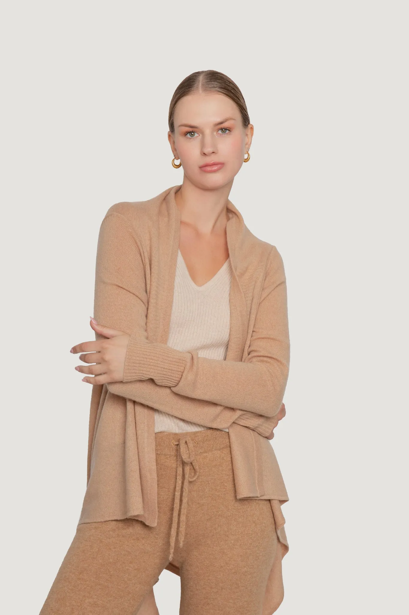 Cashmere Waterfall Cardigan