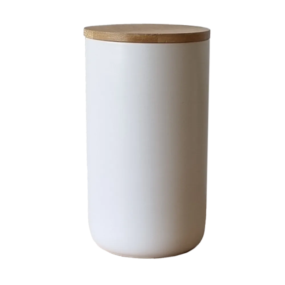Ceramic Storage Jar - Black - 800 ml