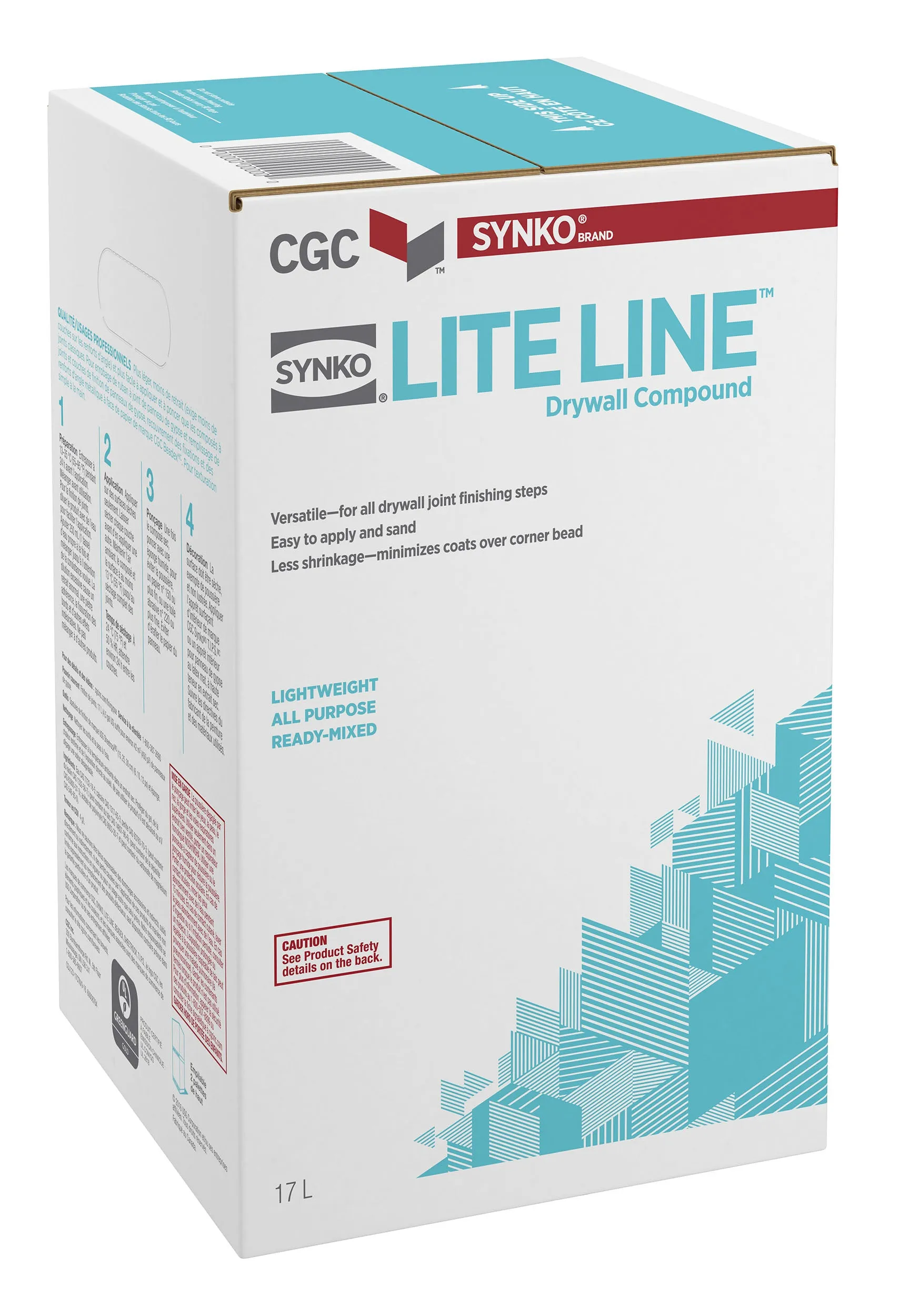 CGC Synko Lite Line All Purpose Drywall Compound (Light Blue)