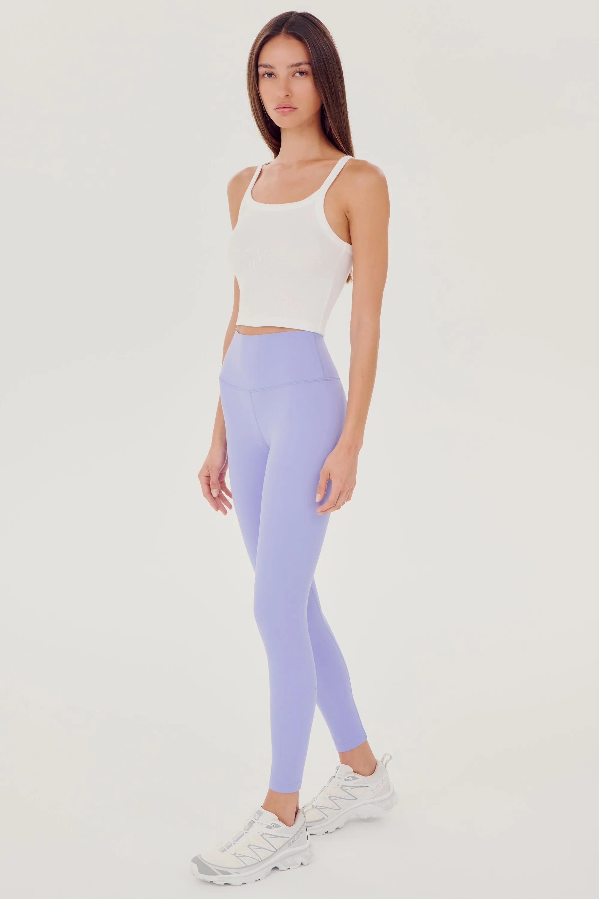 Charlie Rib Crop - White