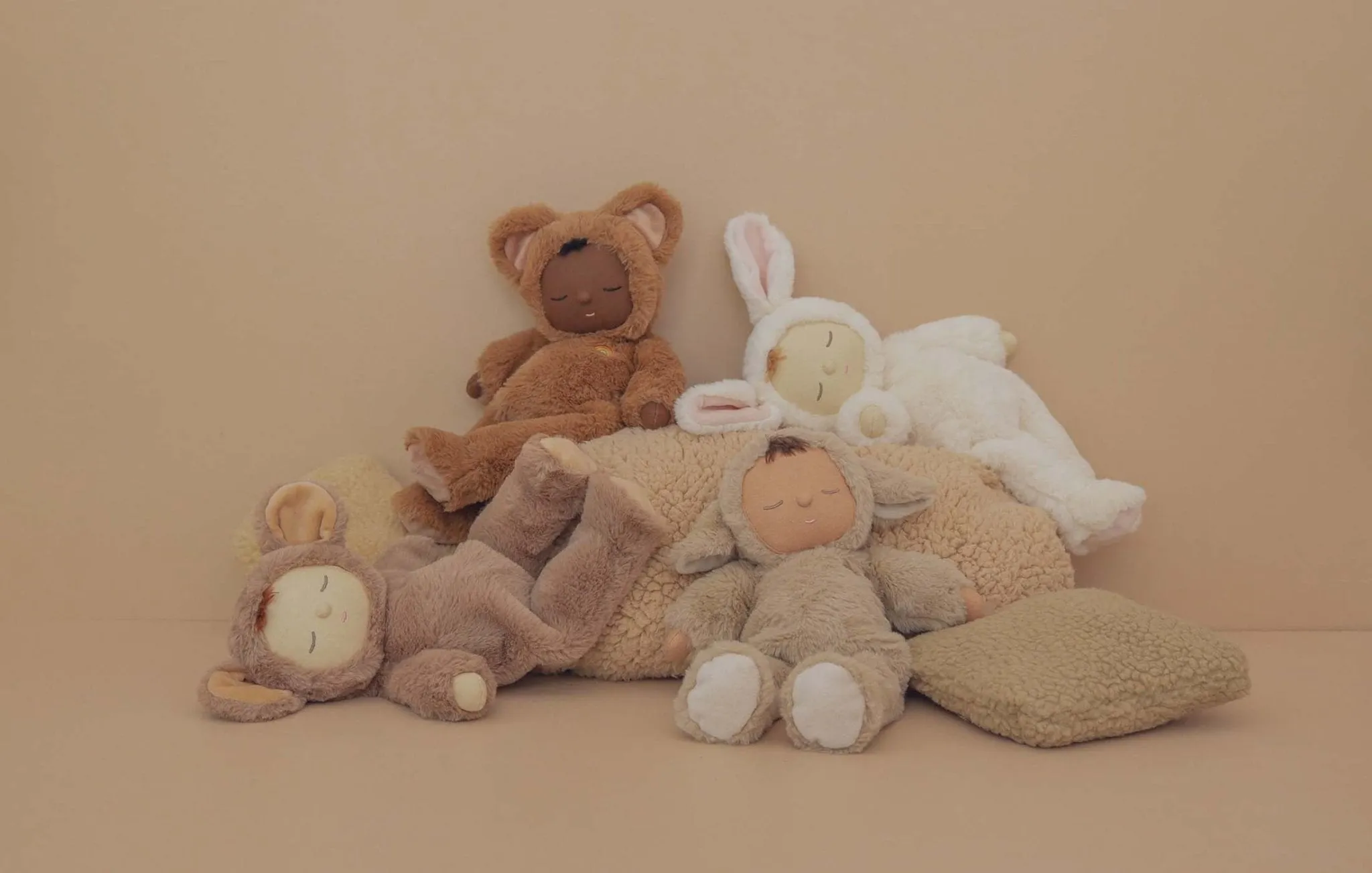 Cozy Dinkum Doll | Bunny Moppet by Olliella