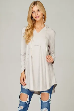 Cozy Up Hooded Tunic Sweatshirt