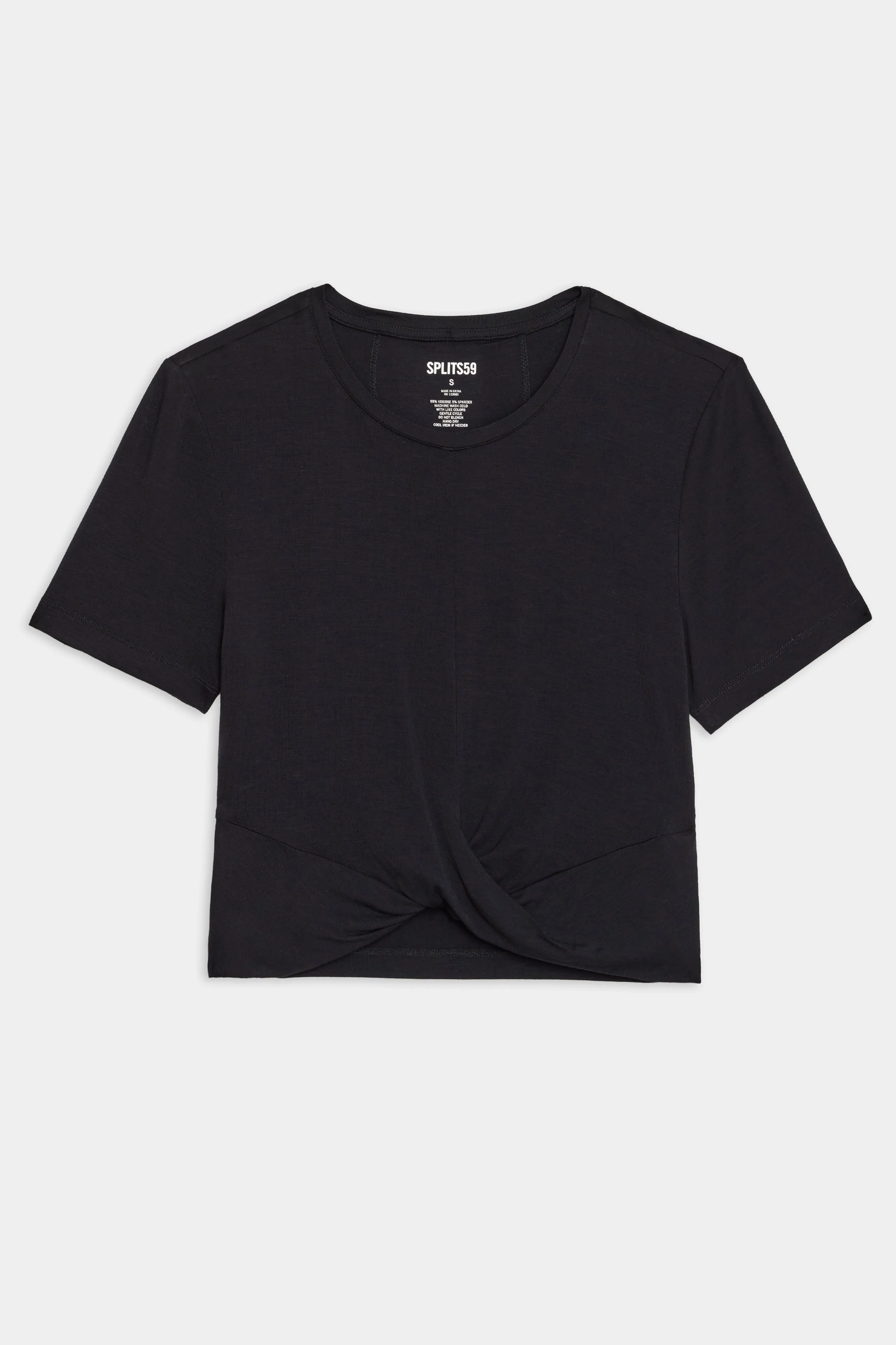 Daisy Jersey Tee - Black